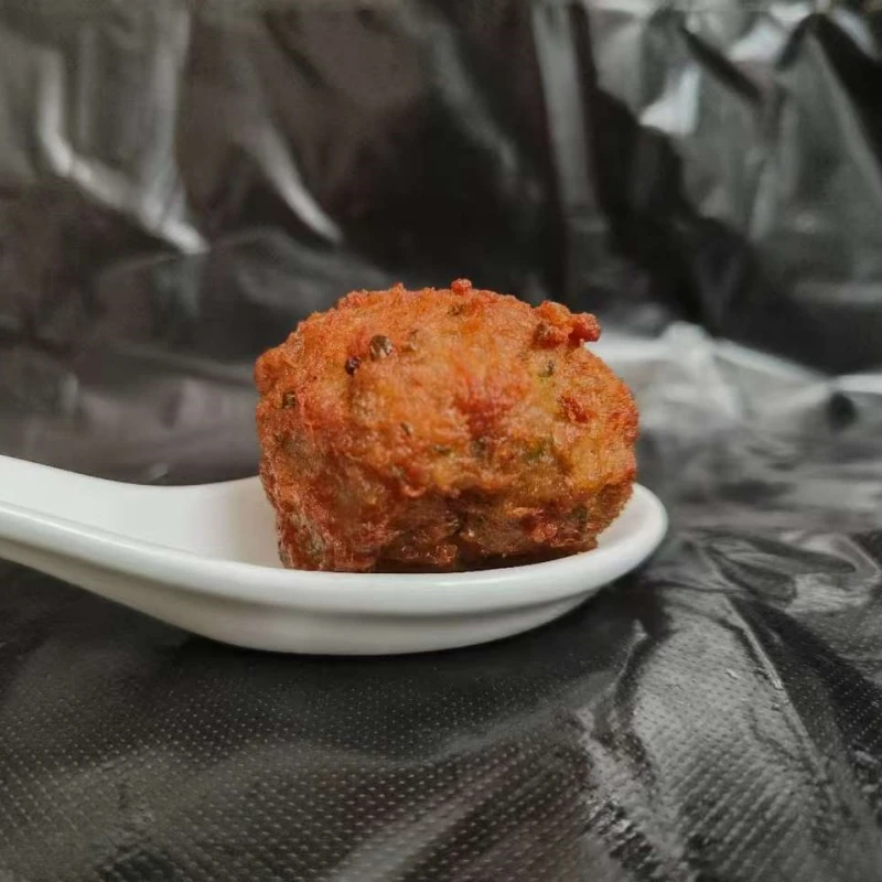 农家手工现做肉圆 火锅食材新鲜手工肉丸子农家土猪肉园油炸丸子