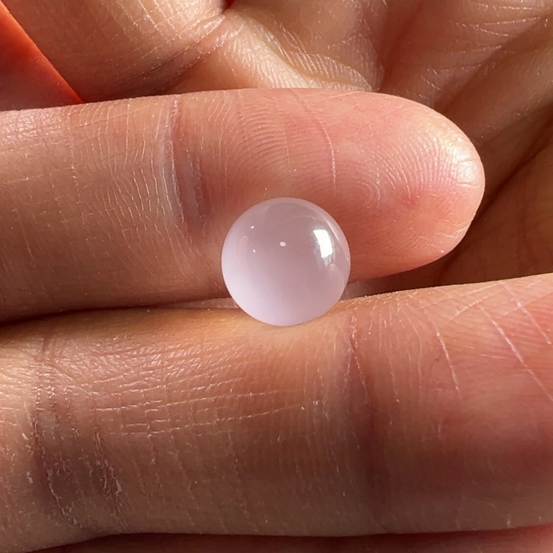 玛瑙/玉髓荔枝冻圆珠8.8未镶嵌