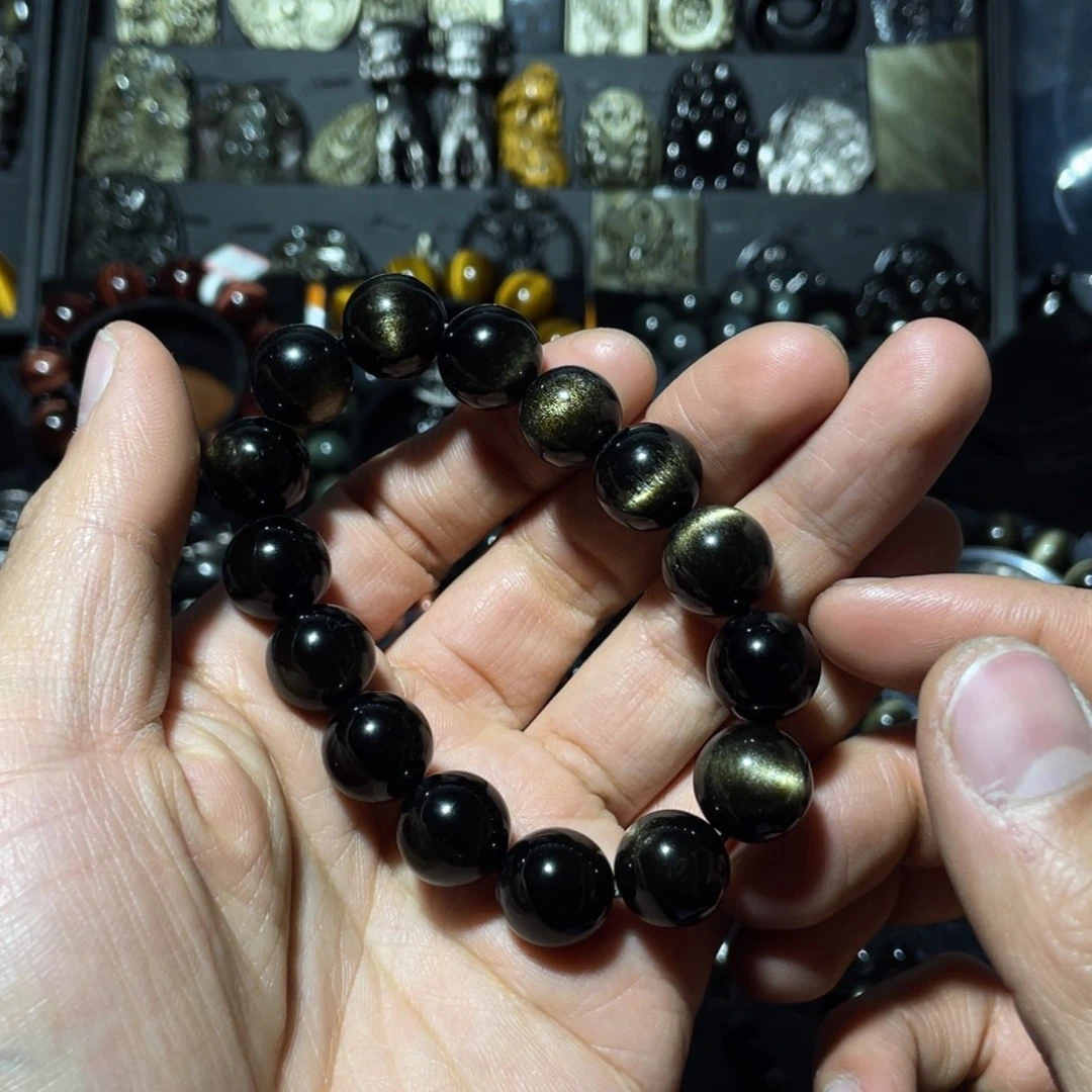 黑曜岩珠宝奇石未镶嵌