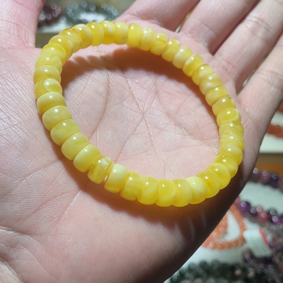 蜜蜡未镶嵌手链手链