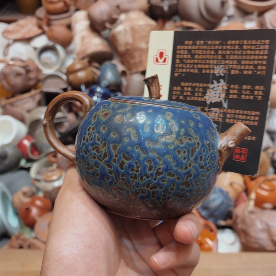 柴烧老岩泥高温茶器皿