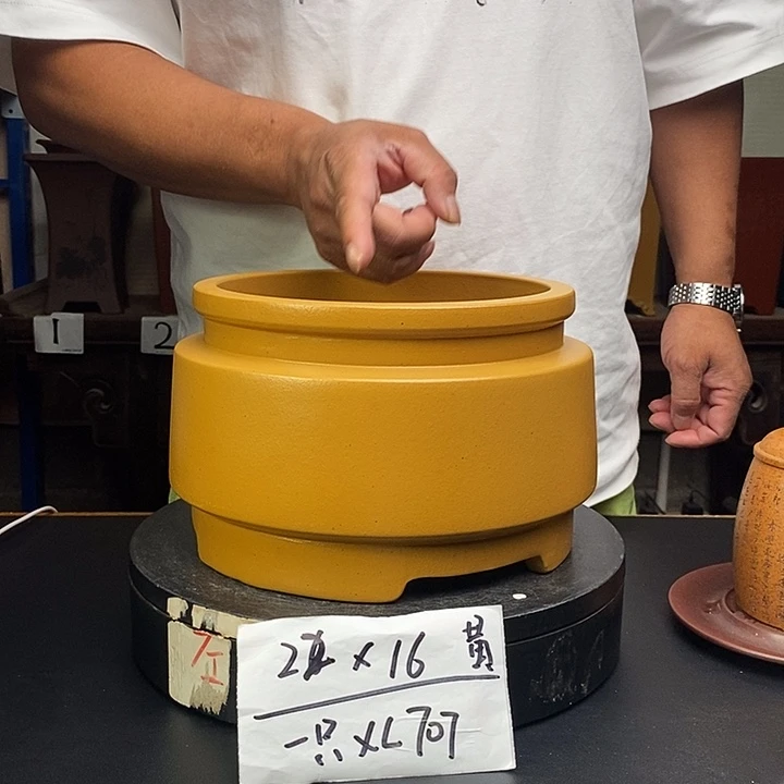 紫砂花盆货号一只XL707