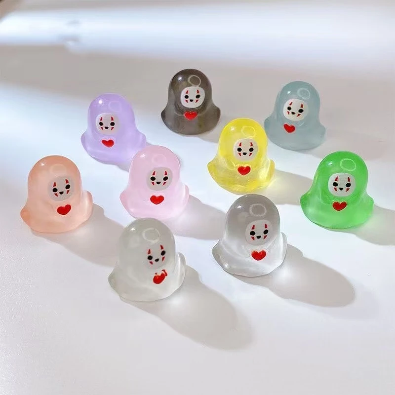 （许愿+对对碰）夜光无脸男摆件树脂diy创意手工（一包2个）