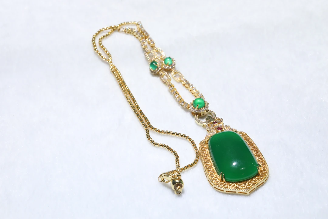 TYXL676辣绿高端项链款