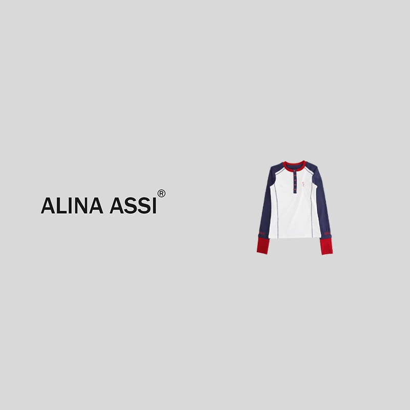 【球球】2024 新款百搭T恤简约显瘦宽松长袖上衣YMO218