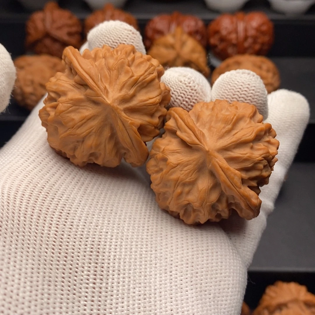 把件文玩核桃41尺野龙鳞