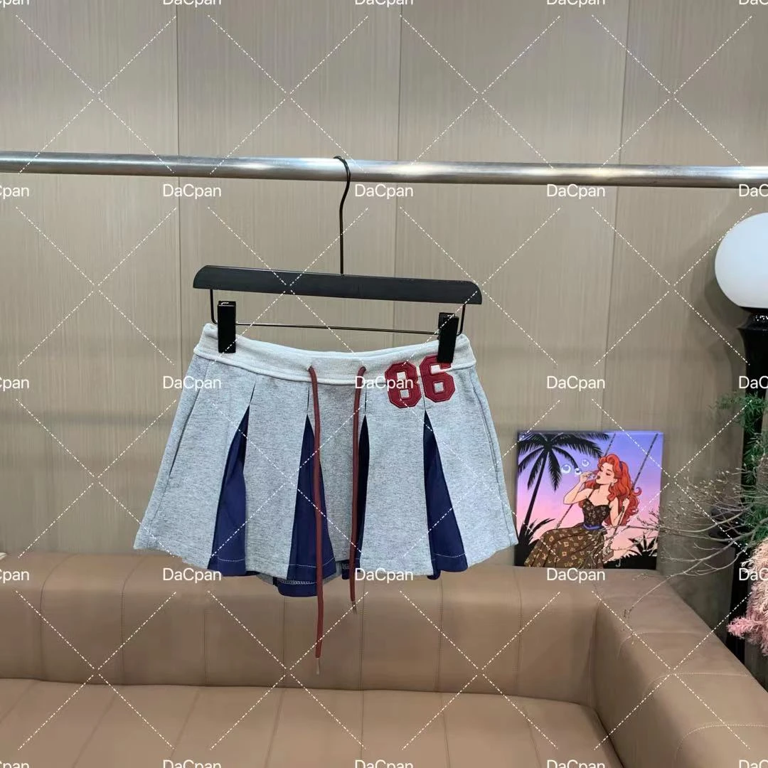 DACPAN-“运动天菜”数字百褶短裙 有安全裤 2025/盼·PP 6375