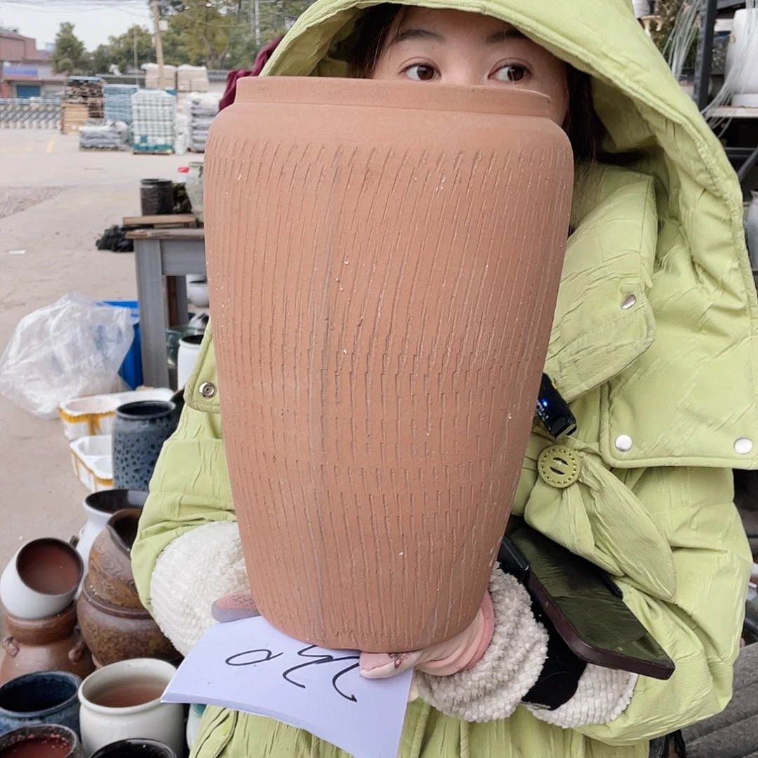 红陶王嫂花盆0211-231