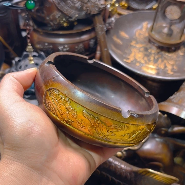 铜器摆件收收藏藏