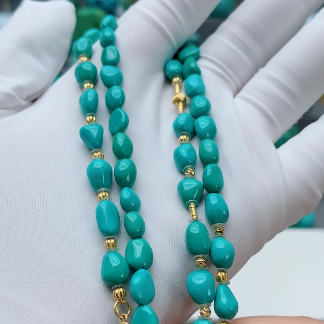 绿松石其他18K金镶嵌