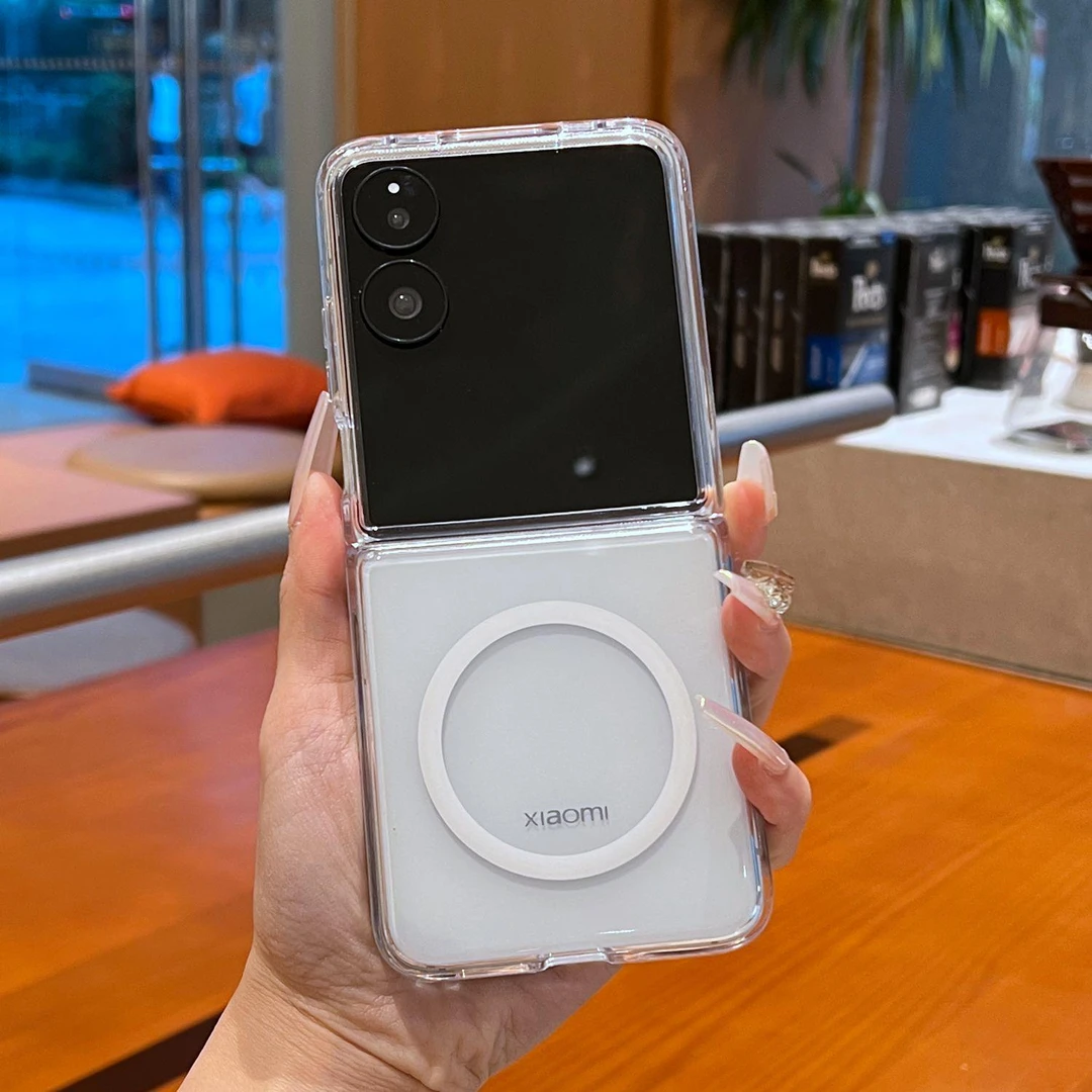 正品适用小米mixflip2折叠屏手机壳透明磁吸mixflip新款荣耀magic