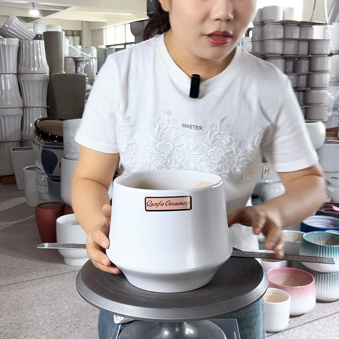 陶瓷口径16.5-15.5。亚白。