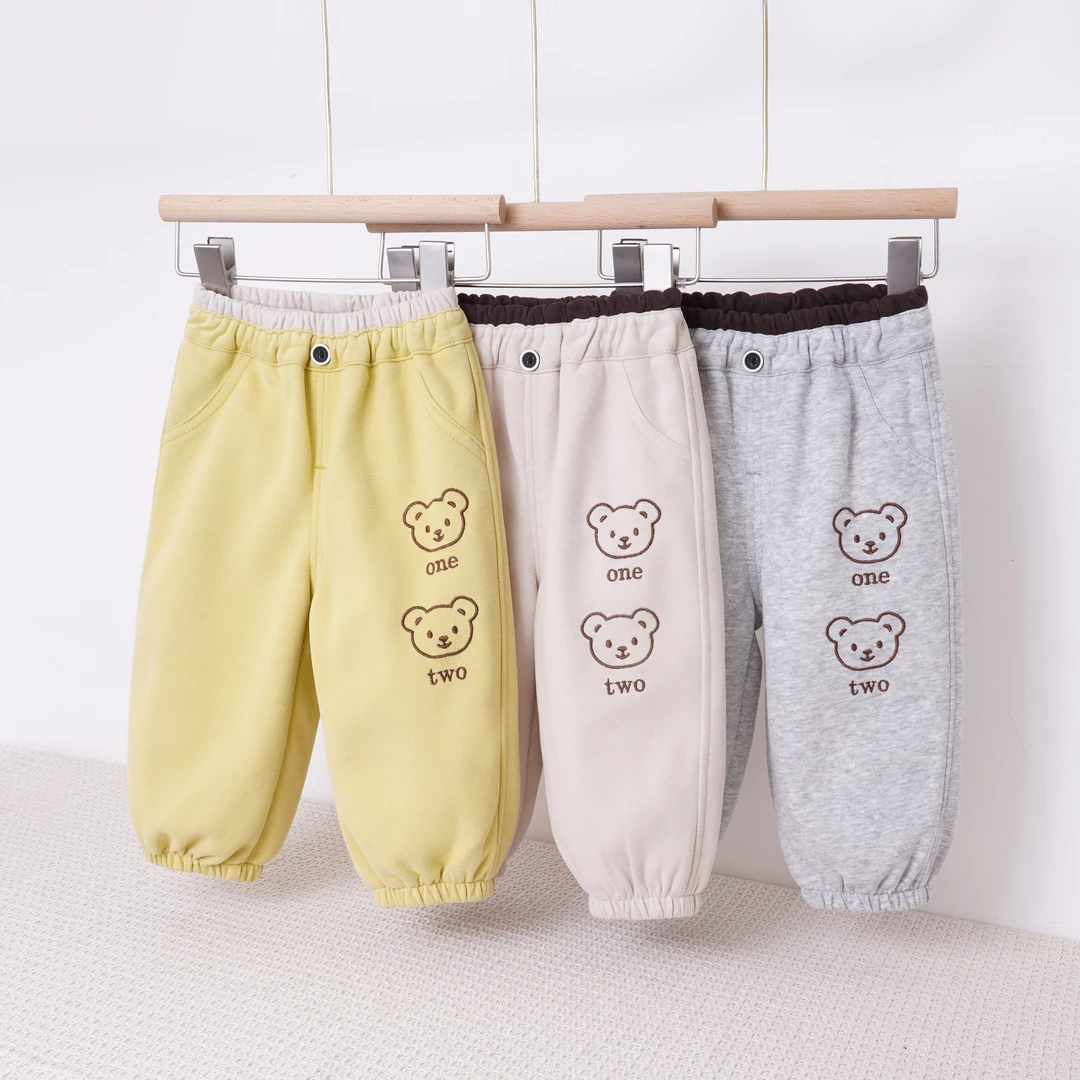 婴儿裤子2025春季上新款百搭休闲舒适可爱男童女童外穿束脚长裤