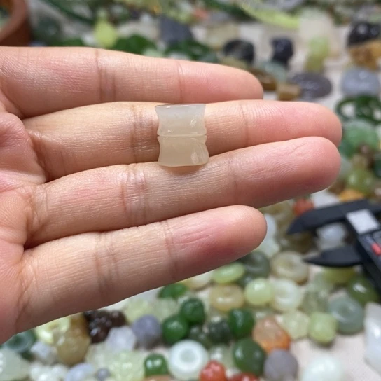 和田玉未镶嵌挂件糯*叽