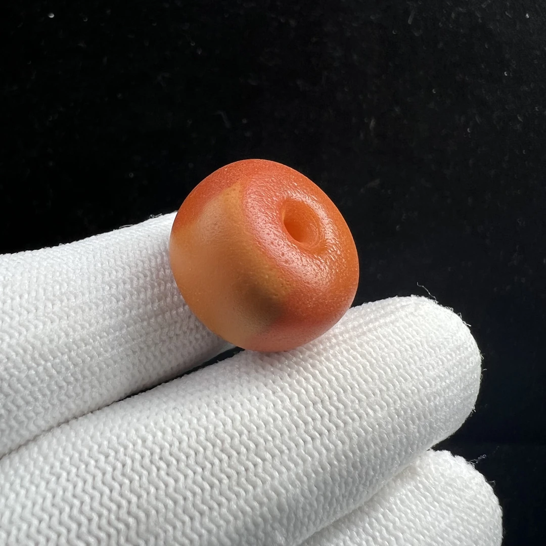 A1925天然蜜蜡墩子19.8*12.6mm 支持鉴定 假一罚四