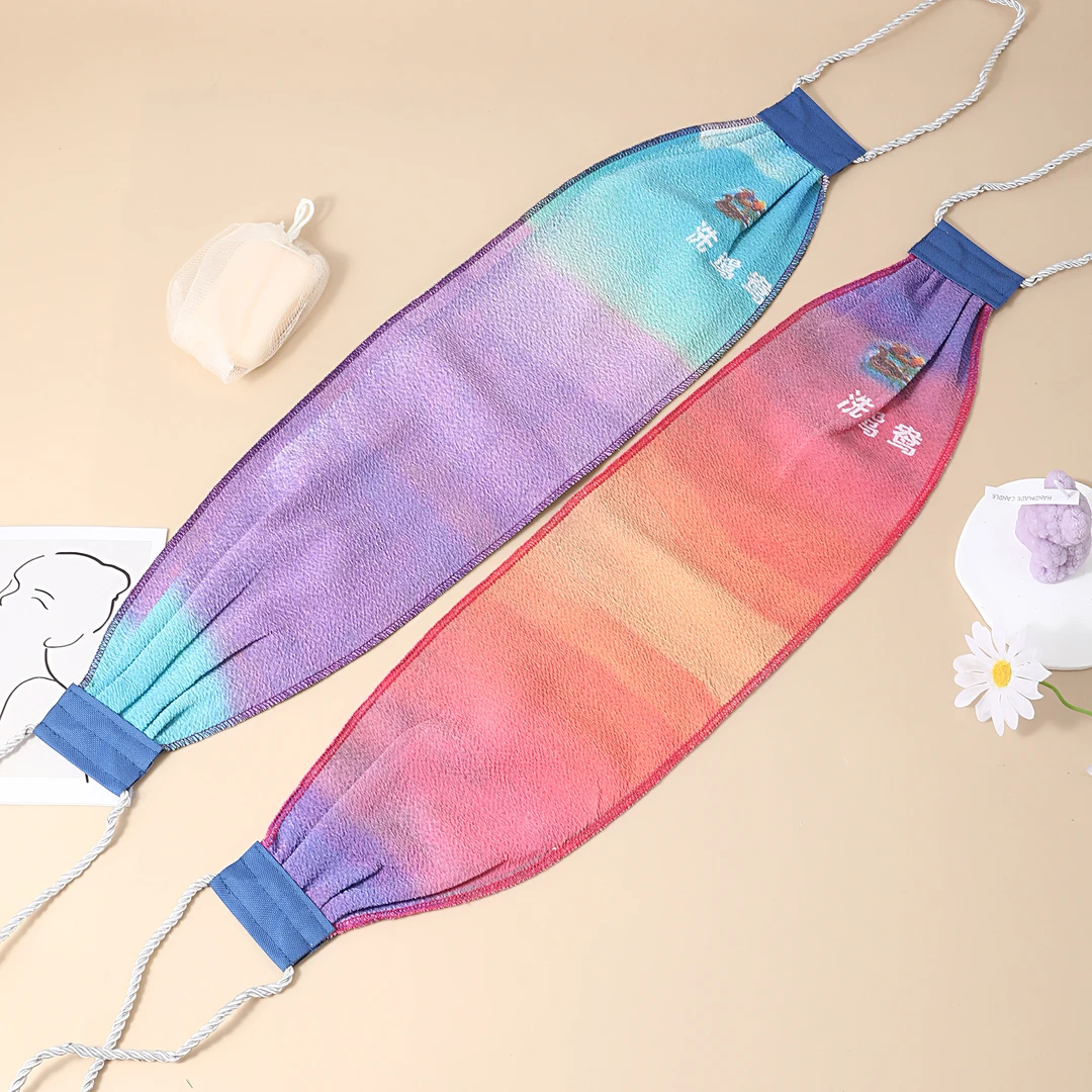 洗鸳鸯加长加宽升级款搓背双面磨砂加厚搓背巾搓泥下灰搓背不求人