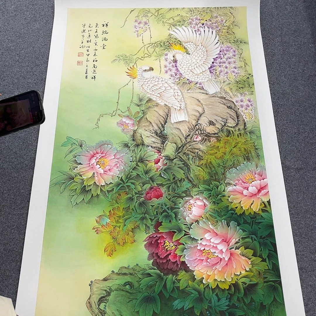 国画纯手绘作品欣赏