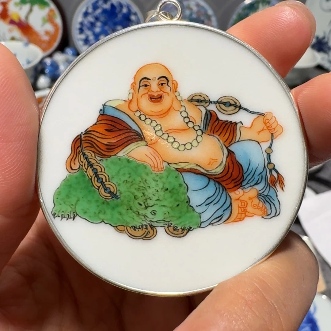 瓷片广**发精品挂件一个
