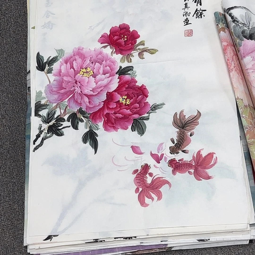 国画国画作品多次入选国内外展出