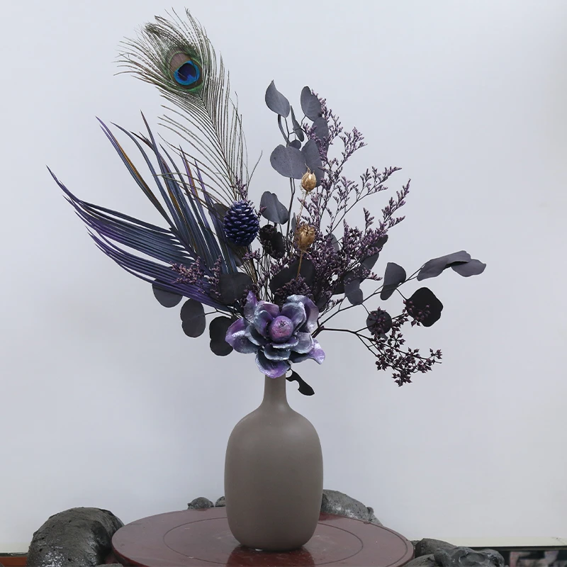 【花一专属】 混搭高端家居插花干花永生花花束家居装饰插花摆件