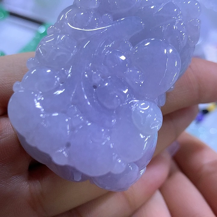 翡翠未镶嵌颈饰天然翡翠A货吊坠