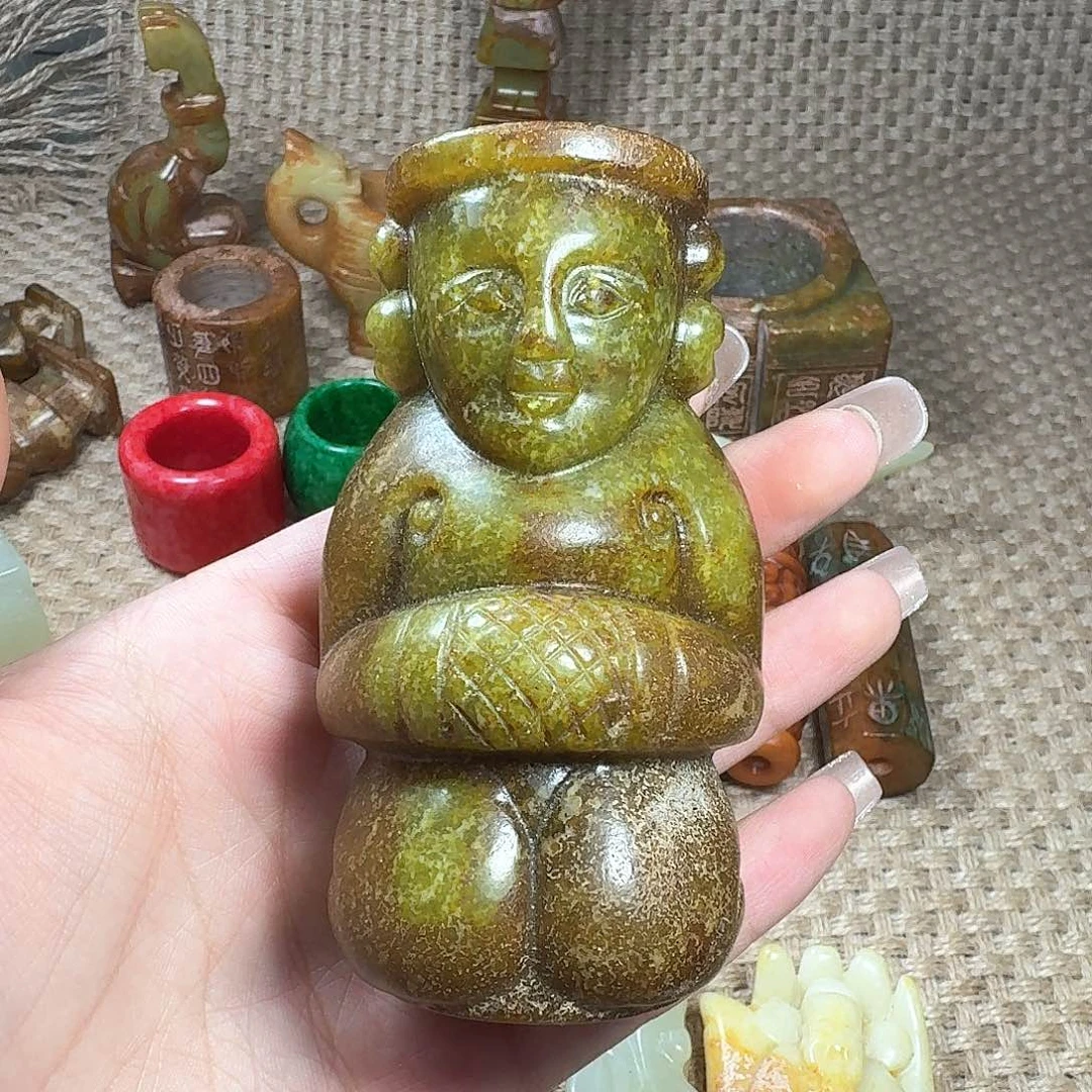 白玉菩提吊坠挂件
