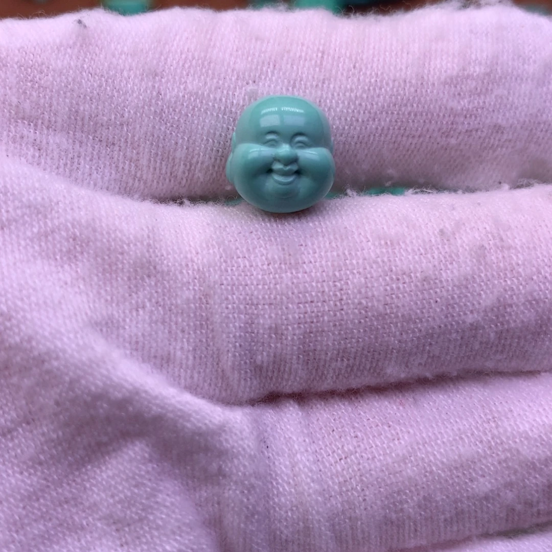 原生态散珠配珠弥勒佛头卡10