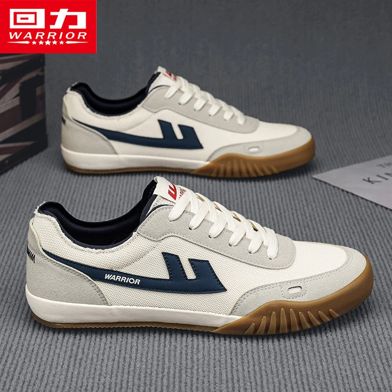 回力男鞋帆布鞋2025春季新款情侣百搭休闲复古透气鞋子男士小白鞋