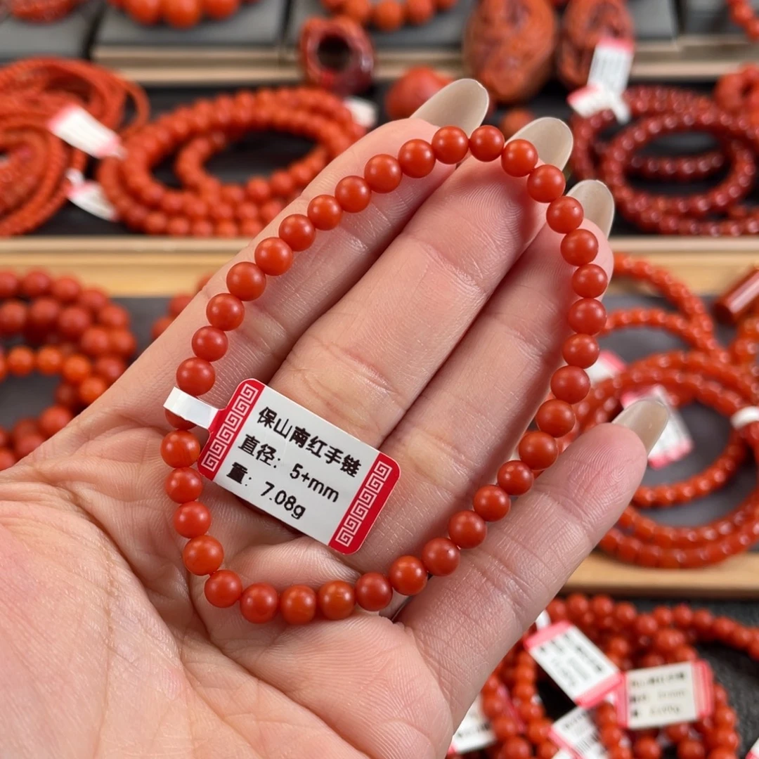 南红玛瑙未镶嵌5➕保山南红单圈