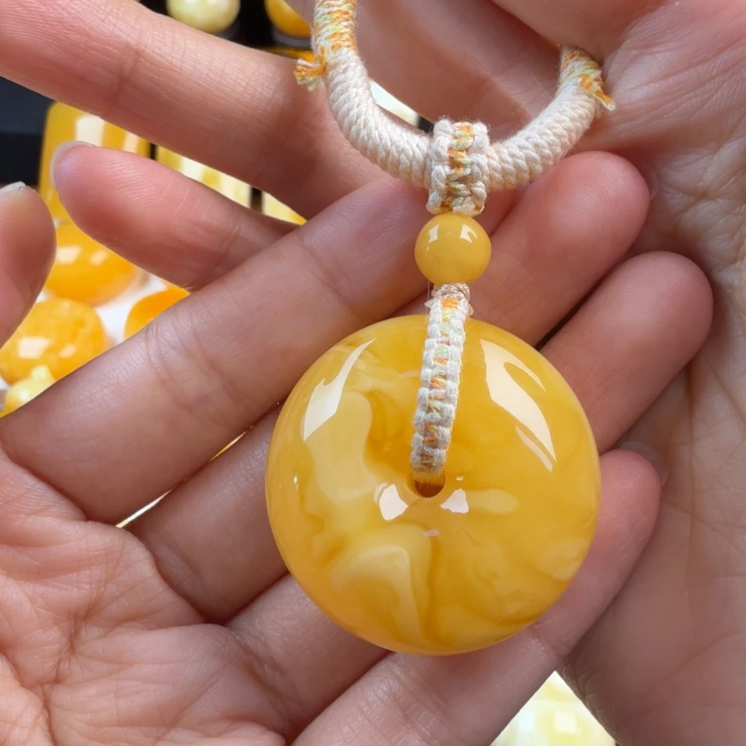 c***蜜琥珀未镶嵌颈饰纯天然琥珀蜜蜡无优化