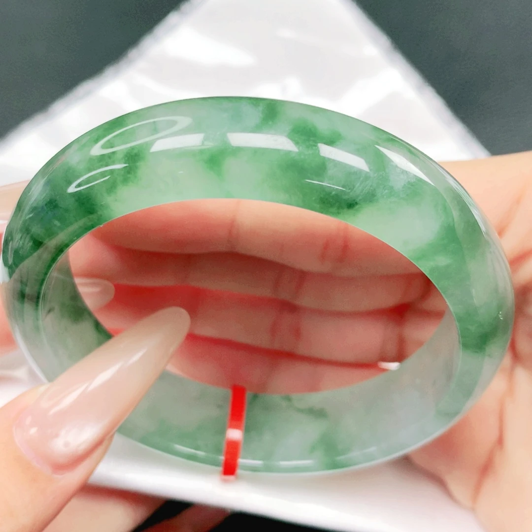 翡翠未镶嵌手镯58