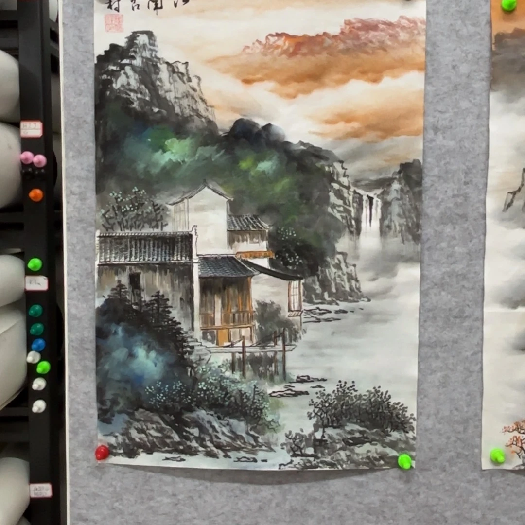 国画花鸟等多种鸟类的