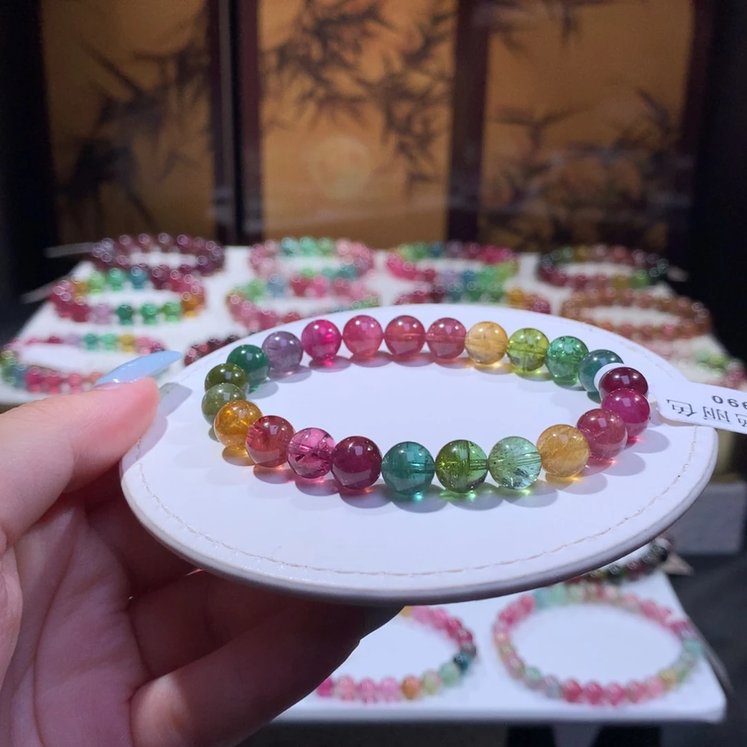 未镶嵌手链碧玺不退换