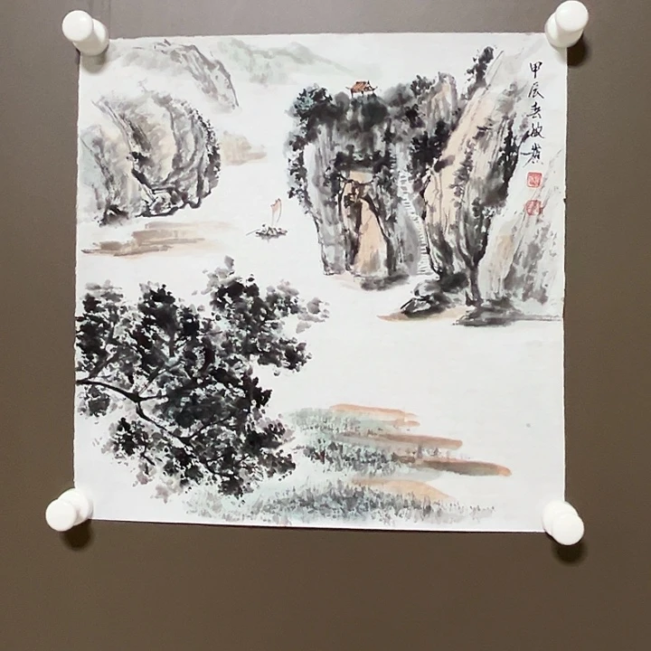 国画徐敏岭 手绘原创
