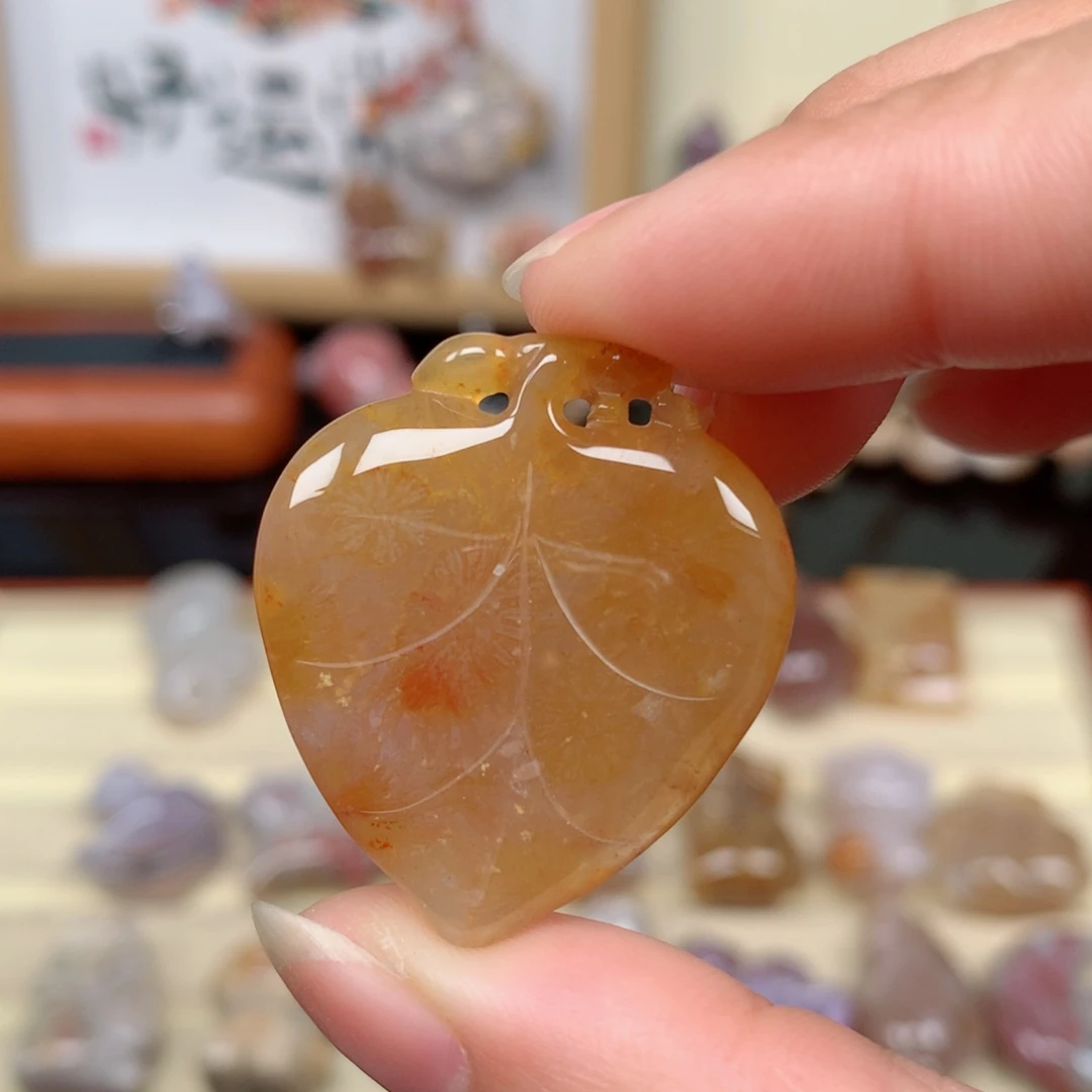 硅化玉珊瑚玉未镶嵌