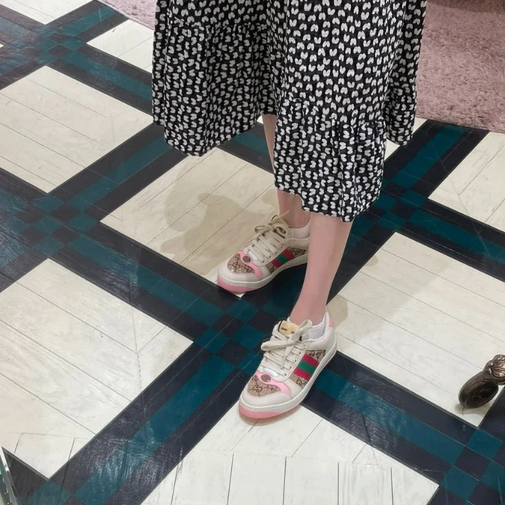 95新 GUCCI/古驰 板鞋/36码/Xsp34369