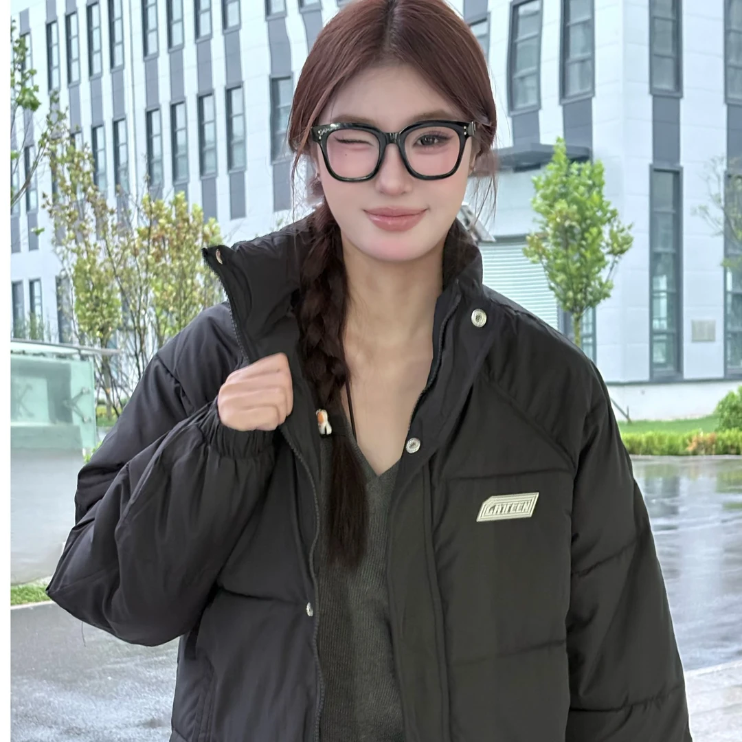 YJF冬季新款促销加厚棉服日常百搭短款男女同款休闲宽松棉服（811）