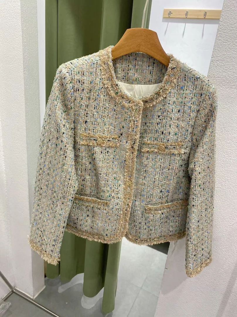 6618#时尚小香羽绒服外套