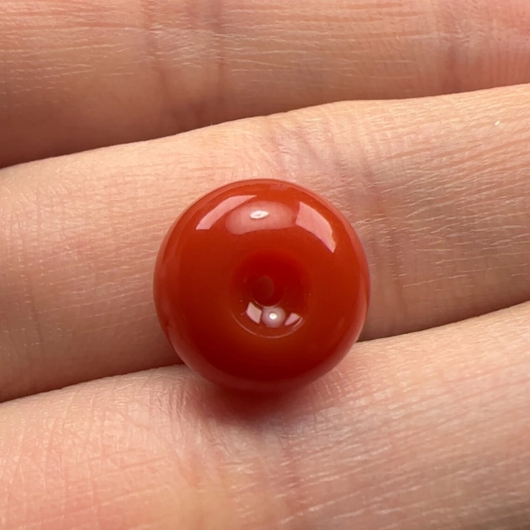 南红玛瑙原矿南红10mm未镶嵌茂**竹
