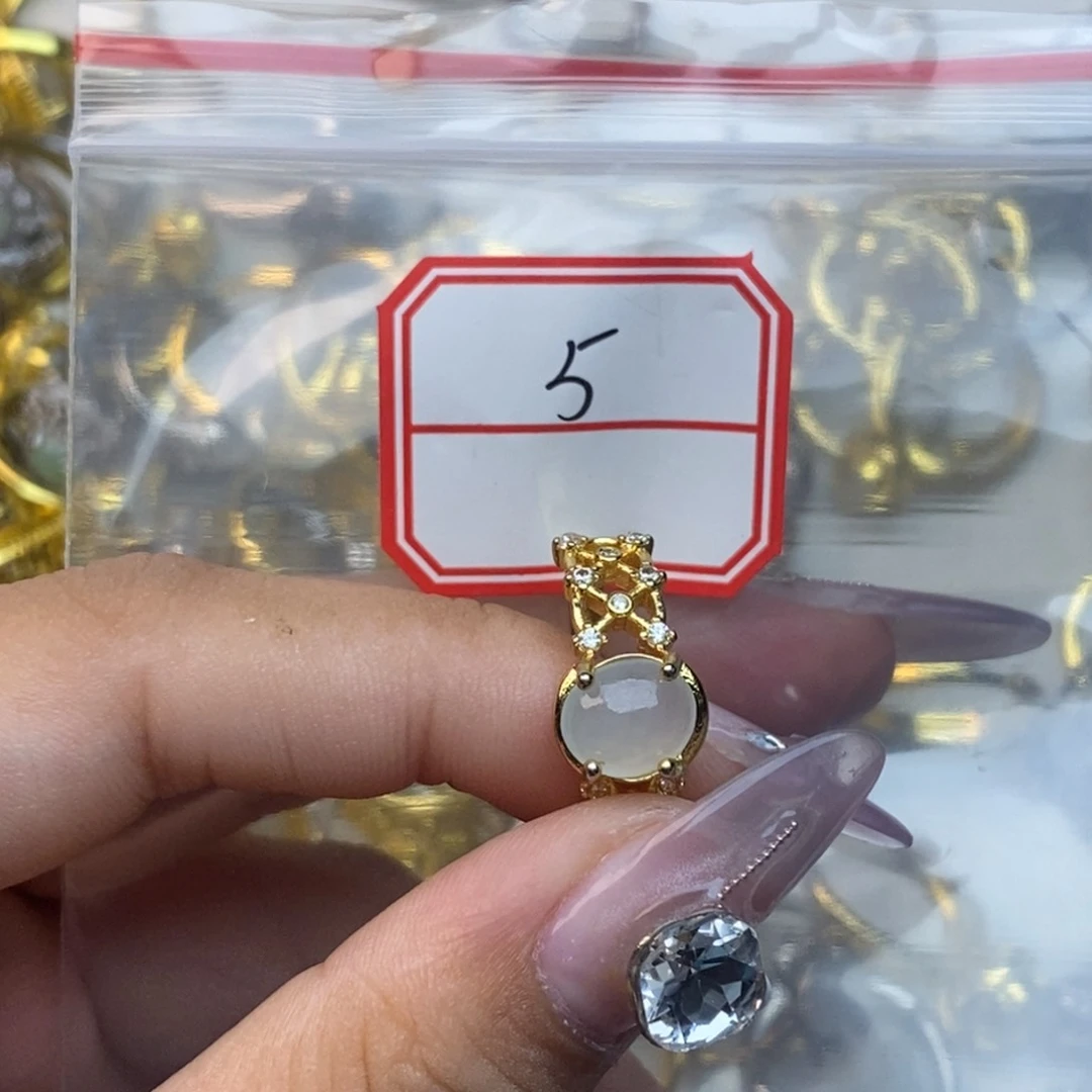 翡翠戒指合金翡翠首饰