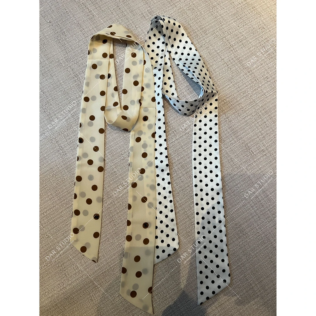DAR STUDIO 2025新款波点丝巾