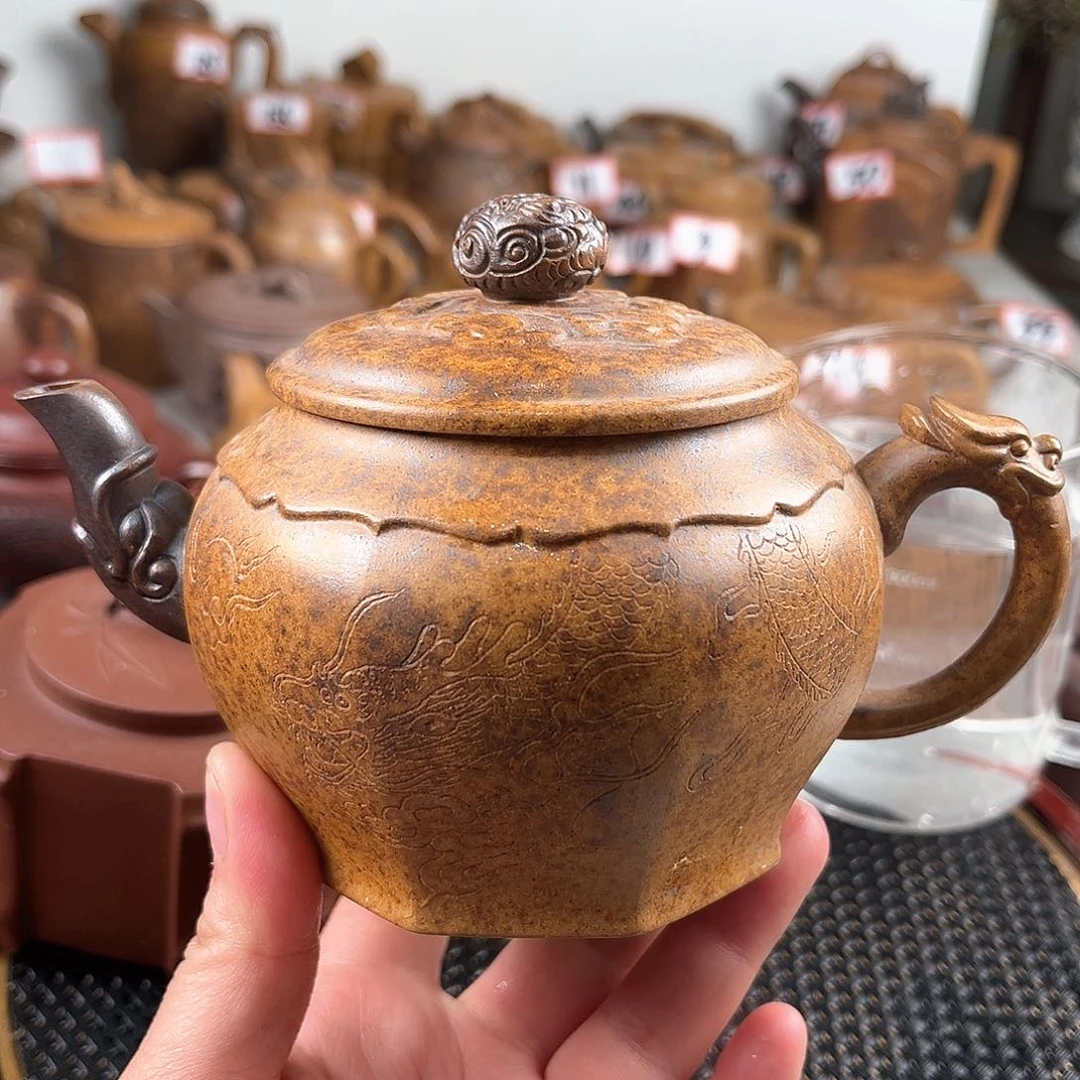 紫泥茶壶宜兴紫砂