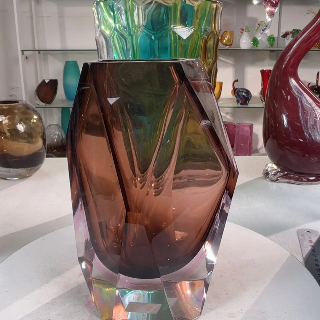 20 高轻奢琉璃花器福利正常手工痕迹