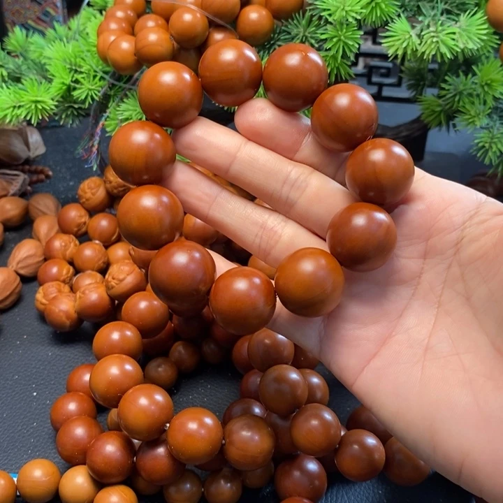 唯***a橄榄核手串2.1尺寸光珠
