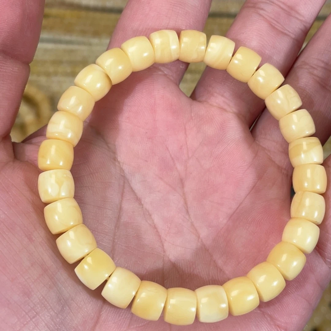 蜜蜡裸石未镶嵌蜜蜡手串8.3mm