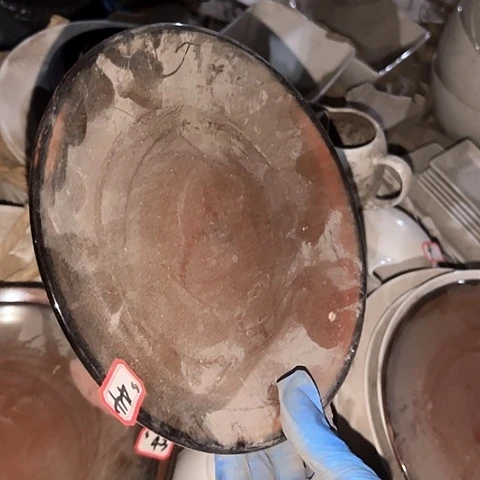 瓷片国营厂库存微瑕20厘米44