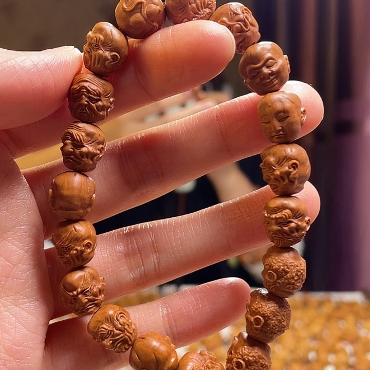 手串/手链橄榄核龙纹桃核