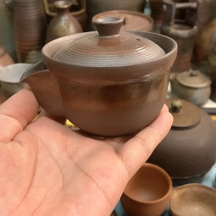 万古烧宝瓶一个完整