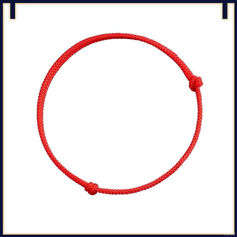 红绳手链宝宝手链脚链平安 结缘本命年护身非金属小手绳转运珠