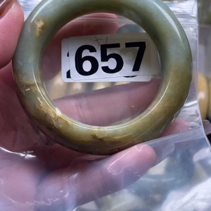 张***语蛇纹石玉合金手镯